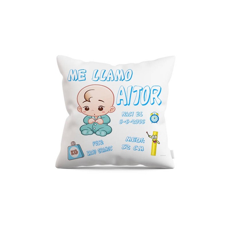 Cojín Personalizado Recién Nacido